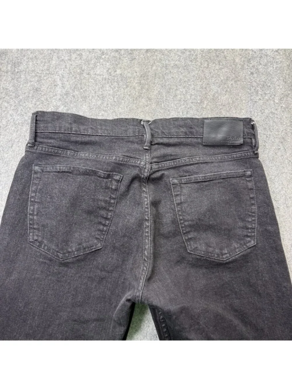 Polo Ralph Lauren Thompson Relaxed Jeans Men 34 x 32 Black Stretch